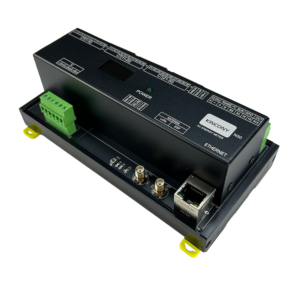 KinCony N30 30-Channel AC Energy Meter (LoRa®-Enabled)