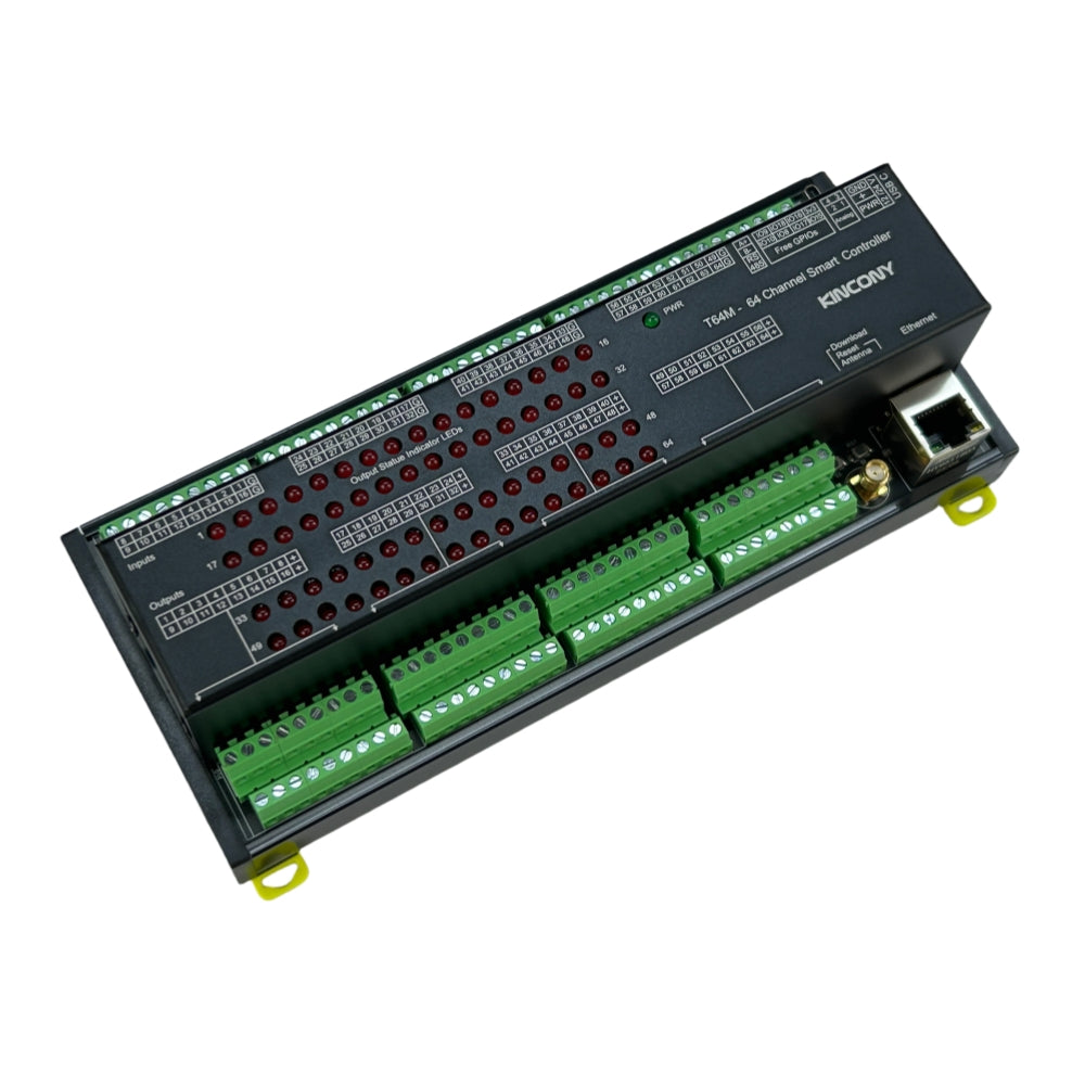 KinCony T64M 64-Channel Compact Programmable Smart MOSFET Controller